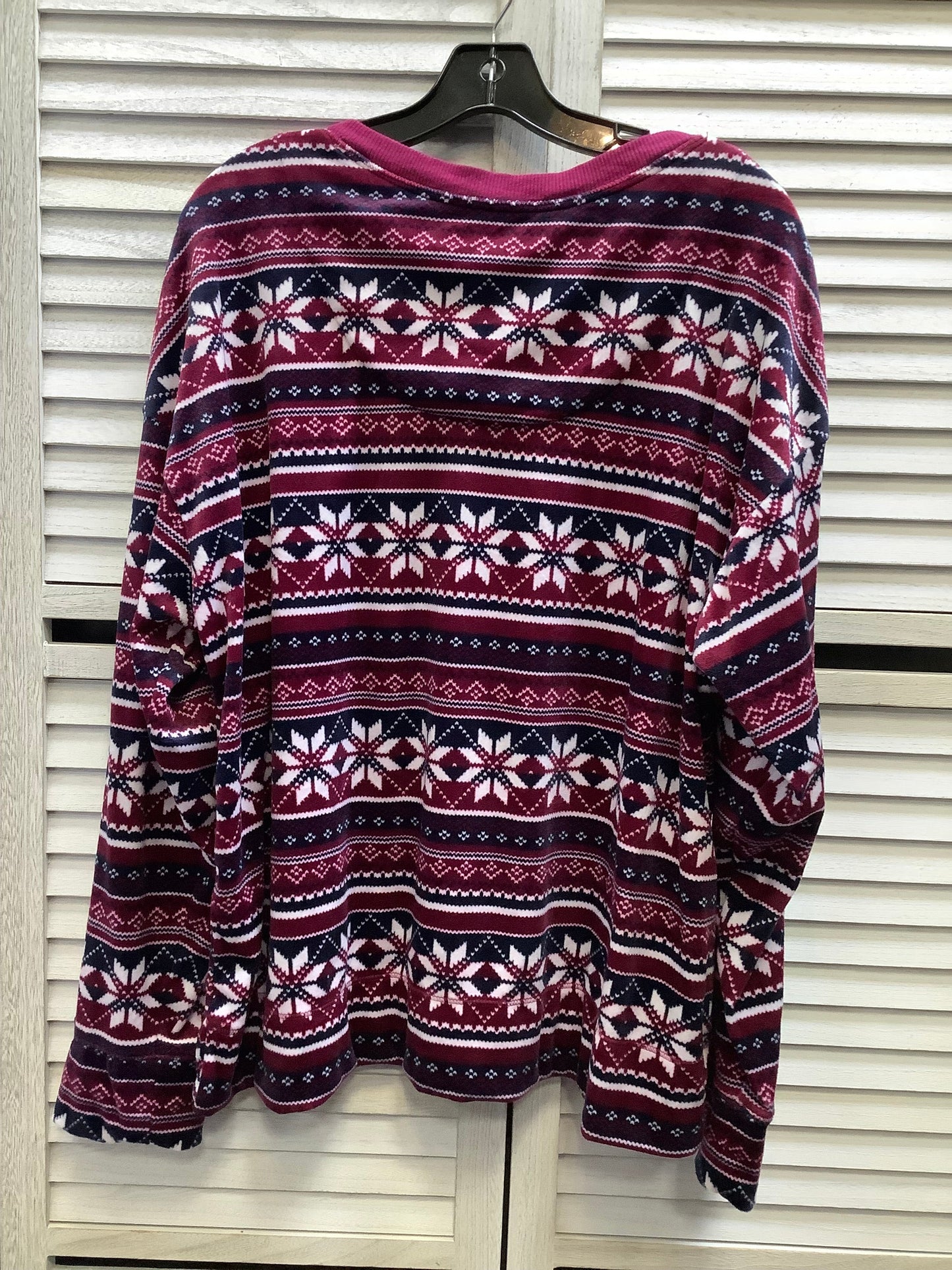 Top Long Sleeve By Nautica In Multi-colored, Size: Xl