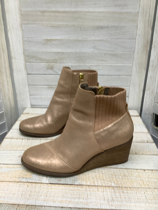 Boots Ankle Heels By Toms  Size: 7.5