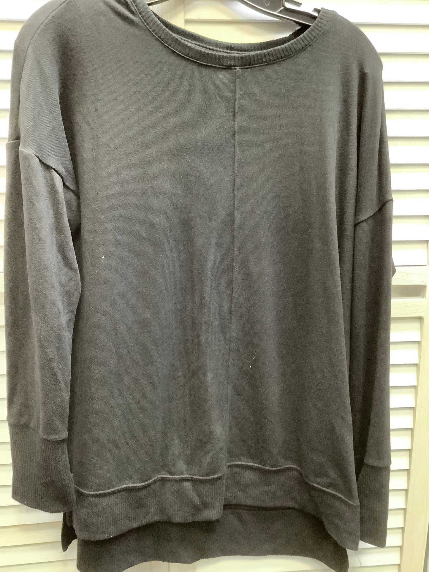 Black Top Long Sleeve Time And Tru, Size S