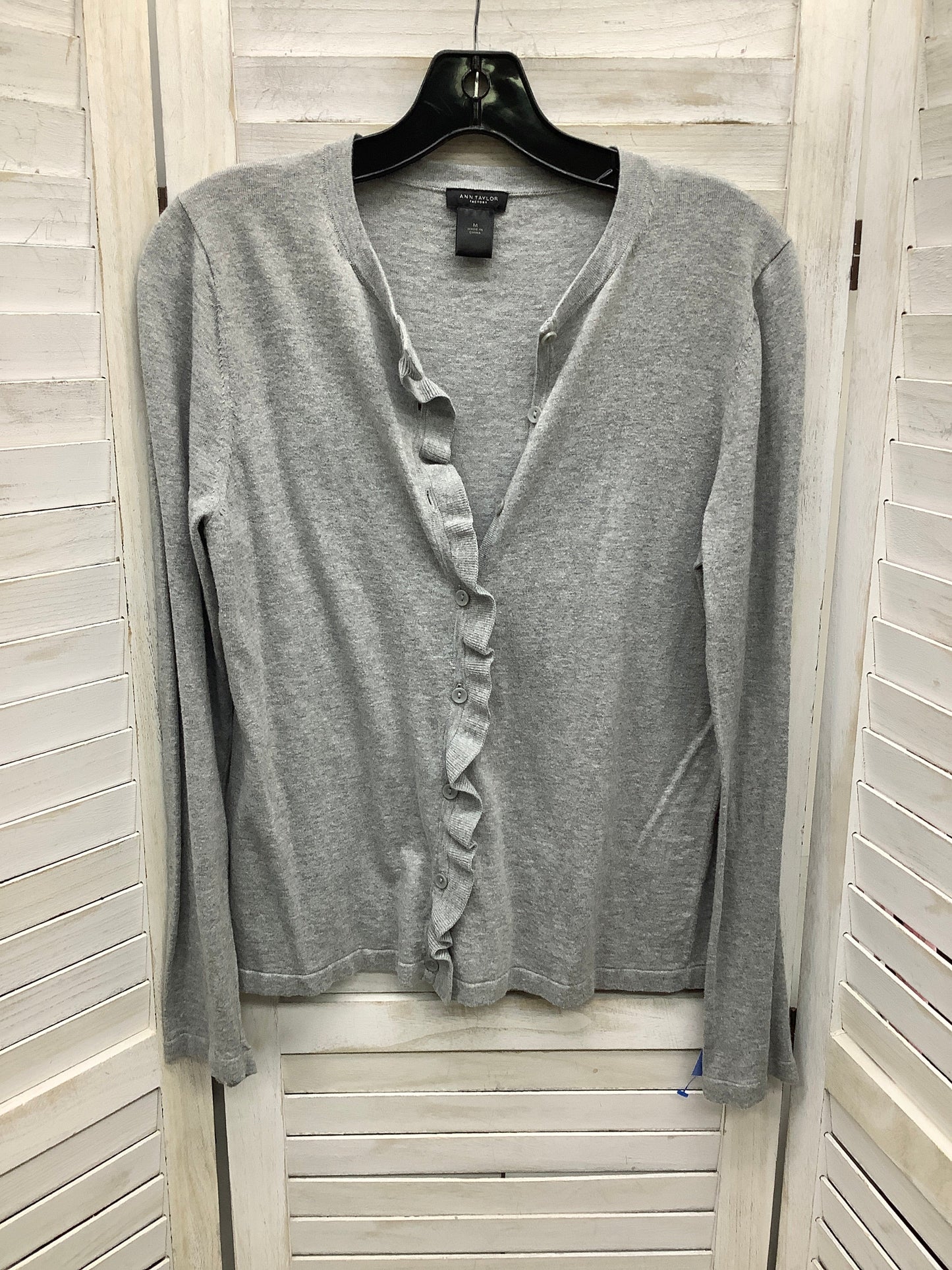 Grey Cardigan Ann Taylor, Size M