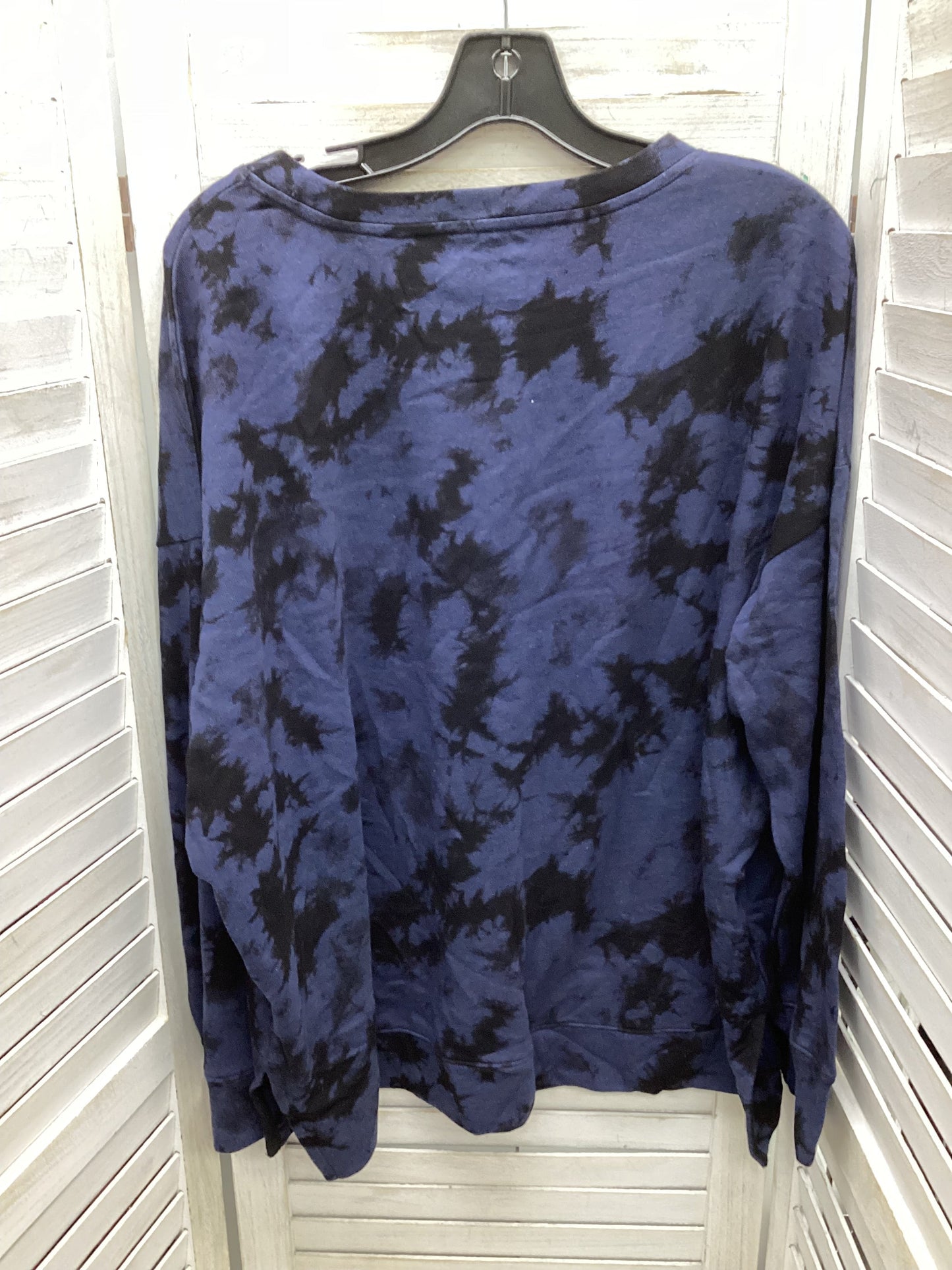 Sweatshirt Crewneck By Terra & Sky In Tie Dye, Size: Xl