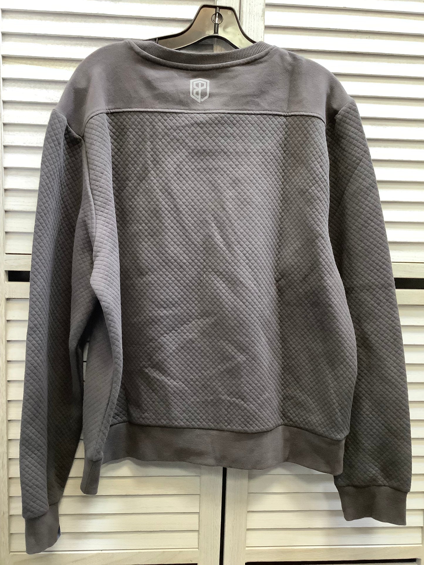 Sweatshirt Crewneck By Clothes Mentor In Grey, Size: Xl