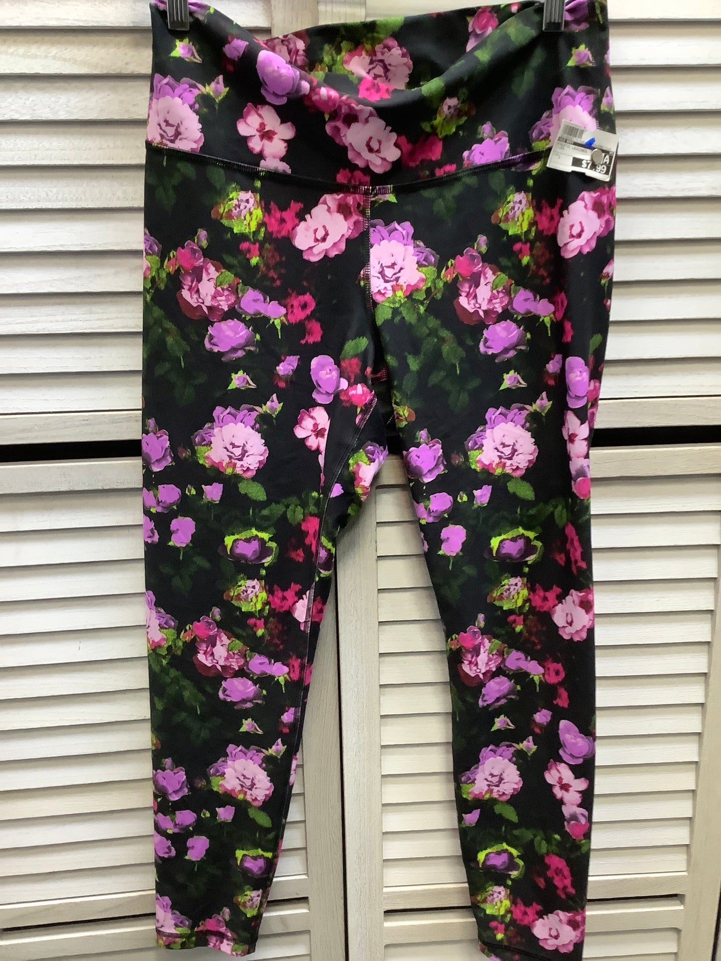 Athletic Leggings By Old Navy In Floral, Size: L