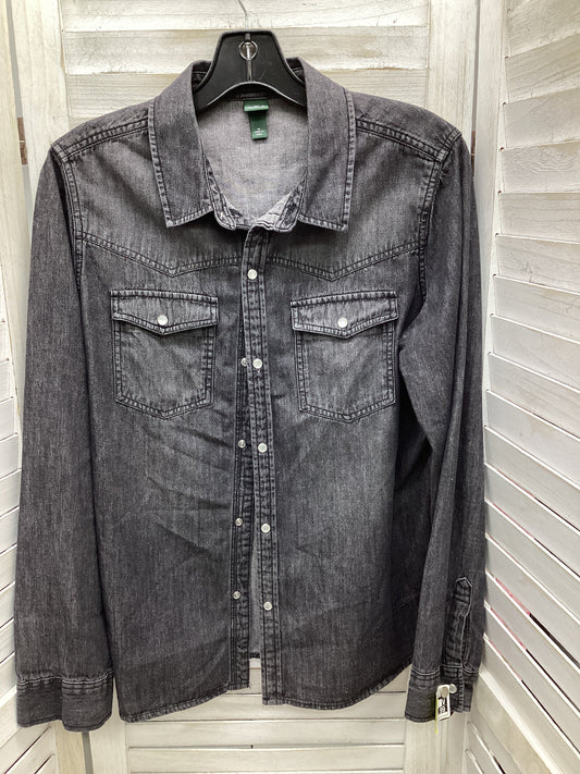 Denim Grey Jacket Shirt Wild Fable, Size M