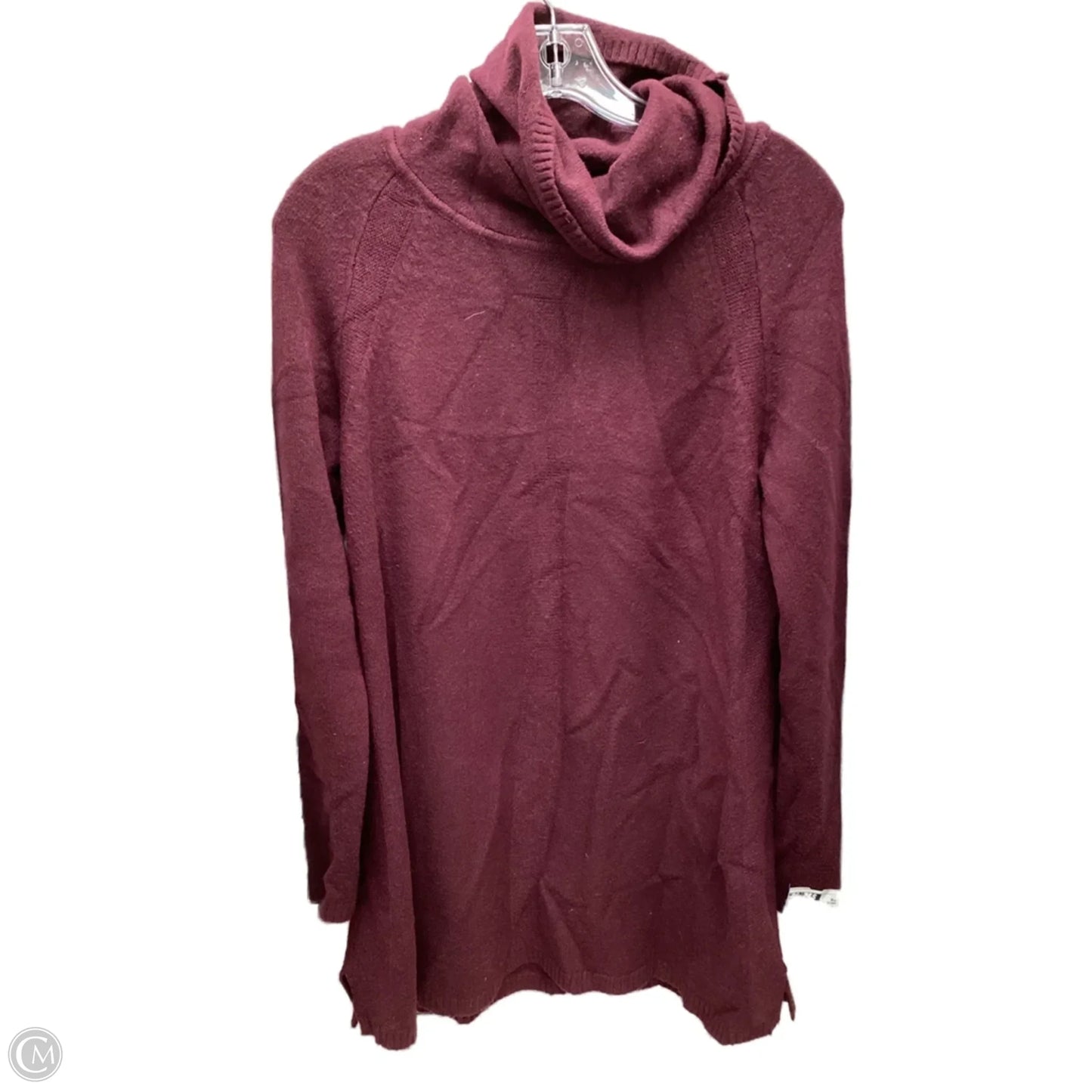 Sweater By Clothes Mentor In Wine, Size: M