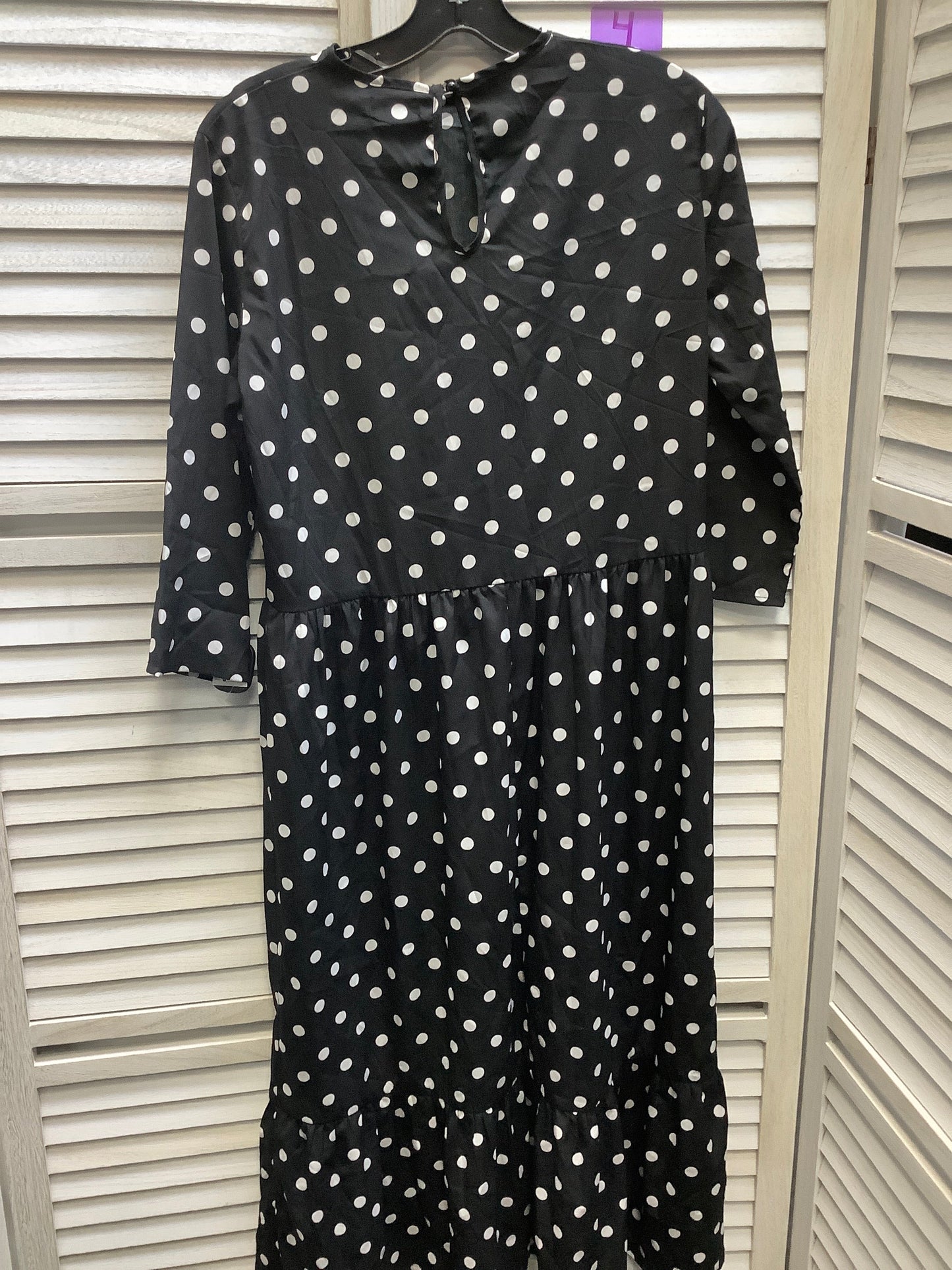 Polkadot Dress Casual Maxi Boohoo Boutique, Size S