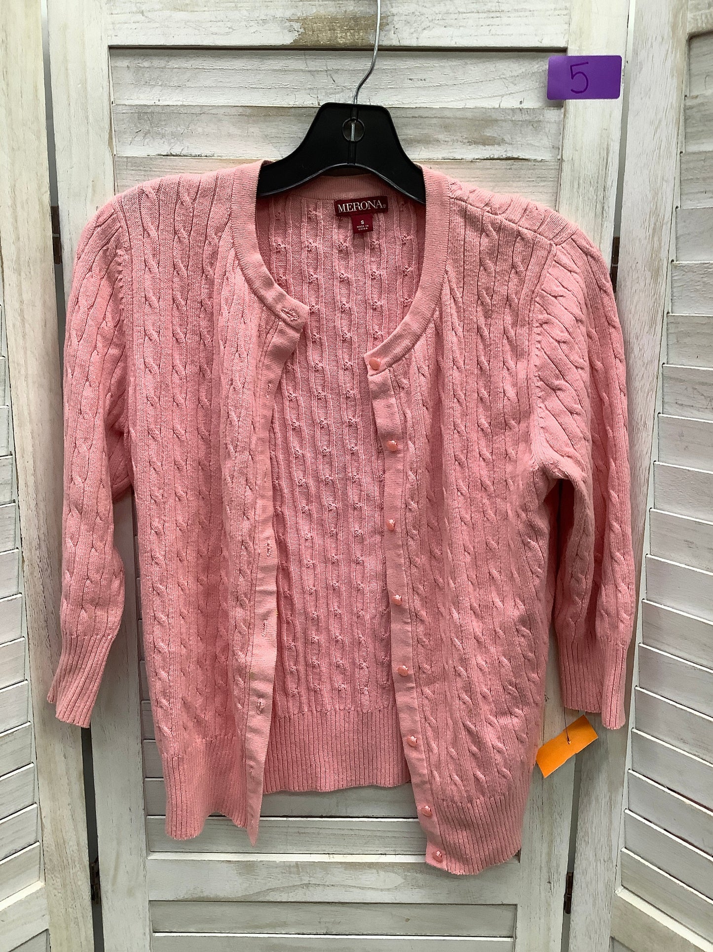 Pink Cardigan Merona, Size S