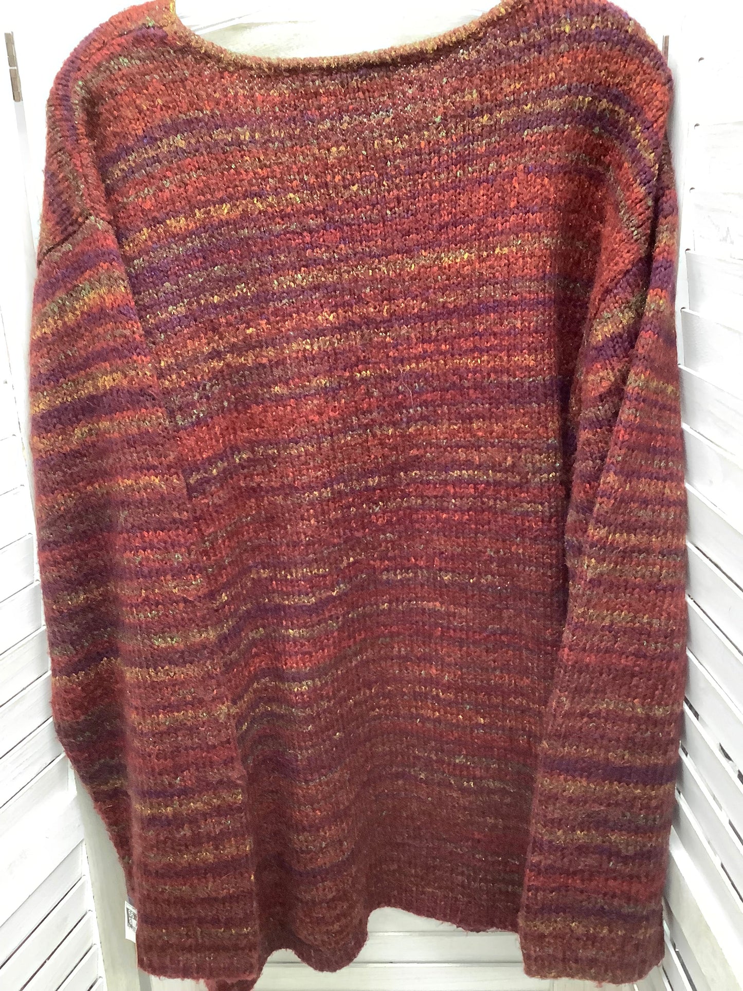 Sweater By Villager By Liz Claiborne In Multi-colored, Size: 2x