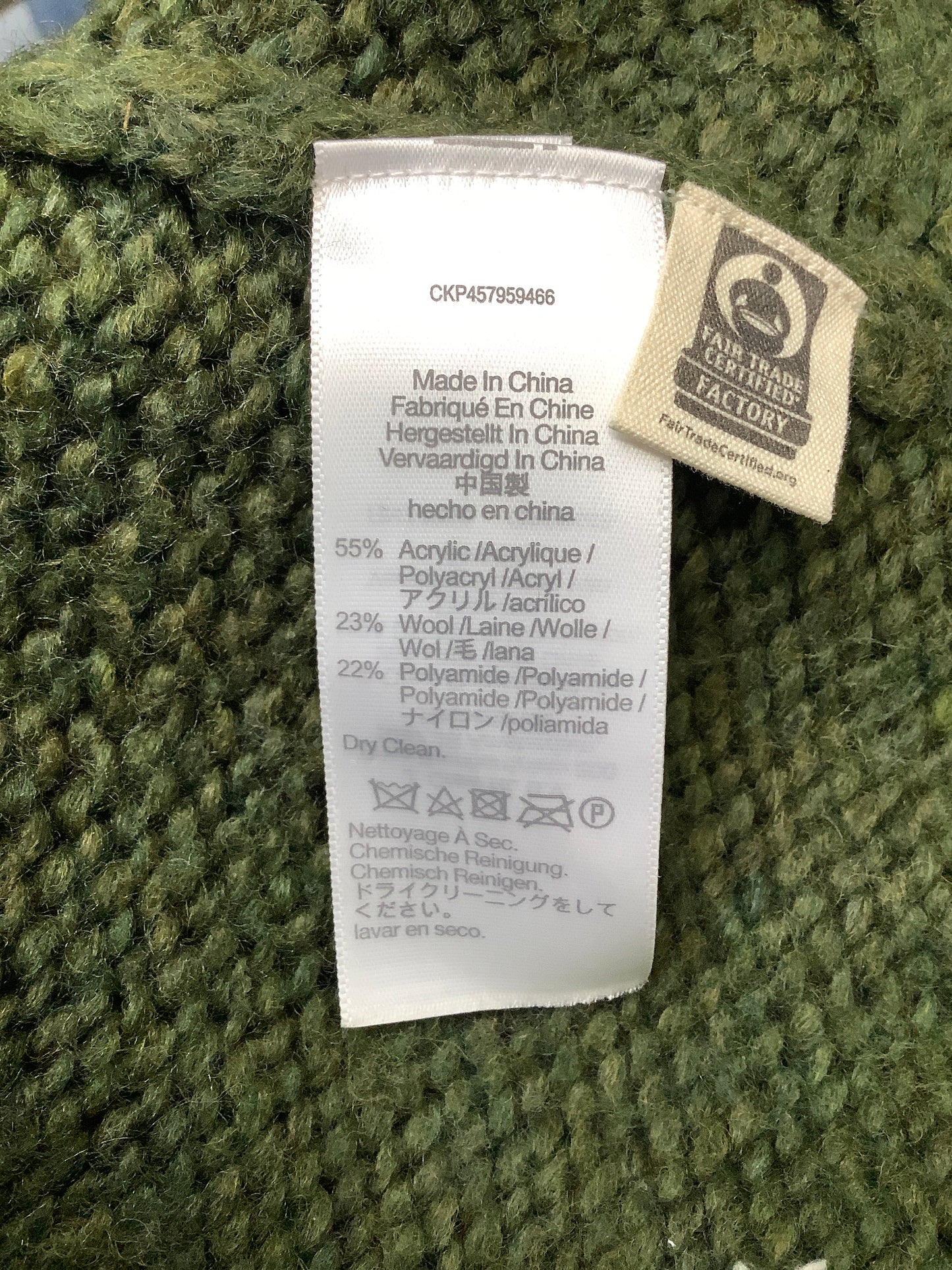 Sweater By Madewell In Green, Size: Xs