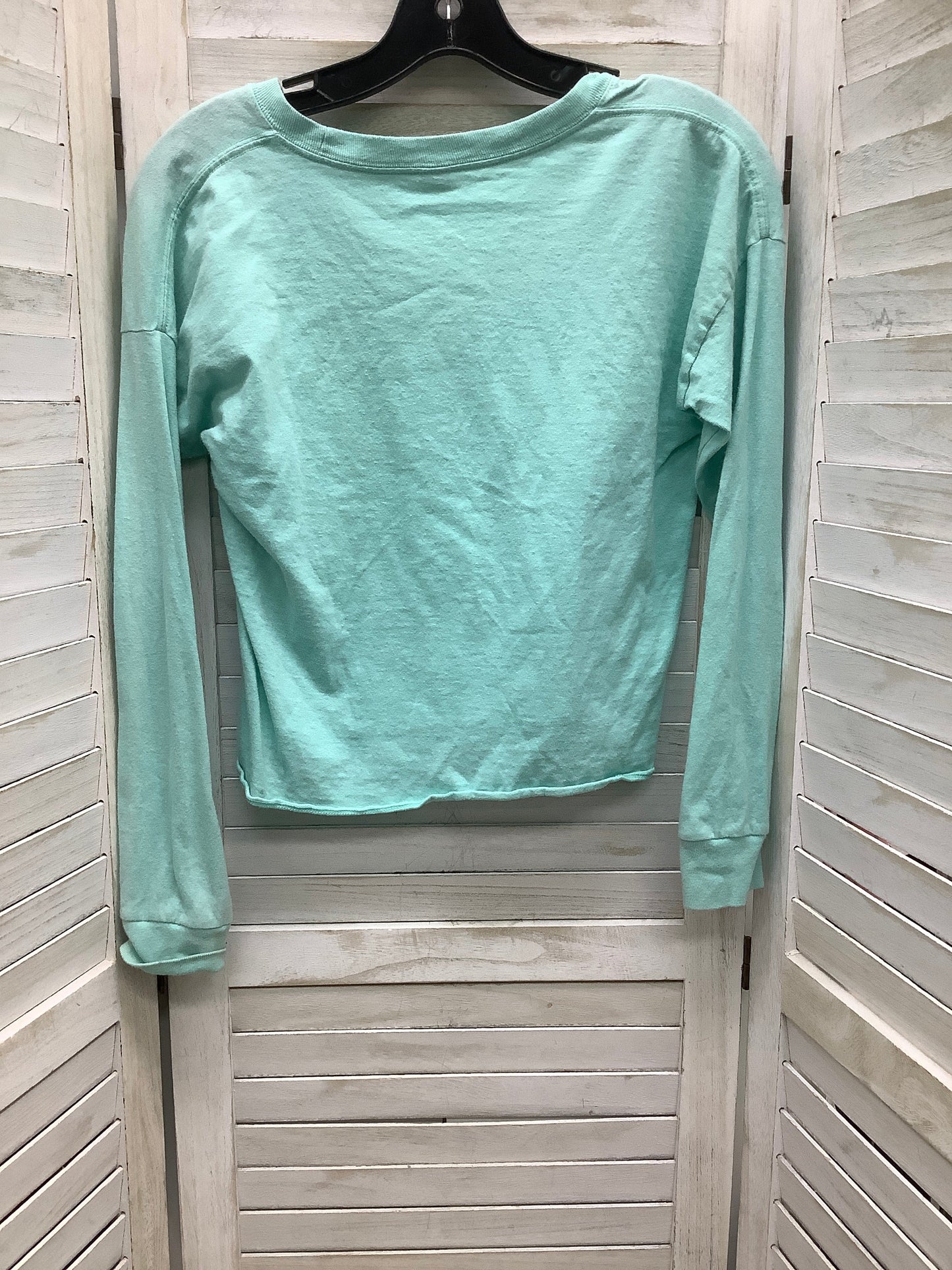 Teal Top Long Sleeve Simply Southern, Size S