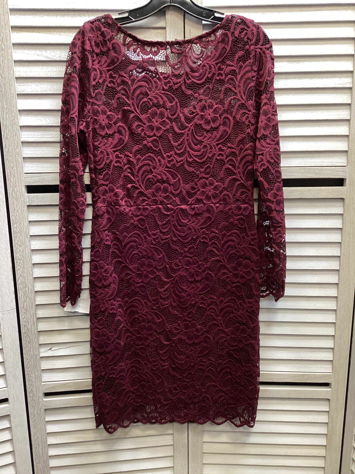 Dress Casual Short By Ambiance Apparel In Red, Size: Xl