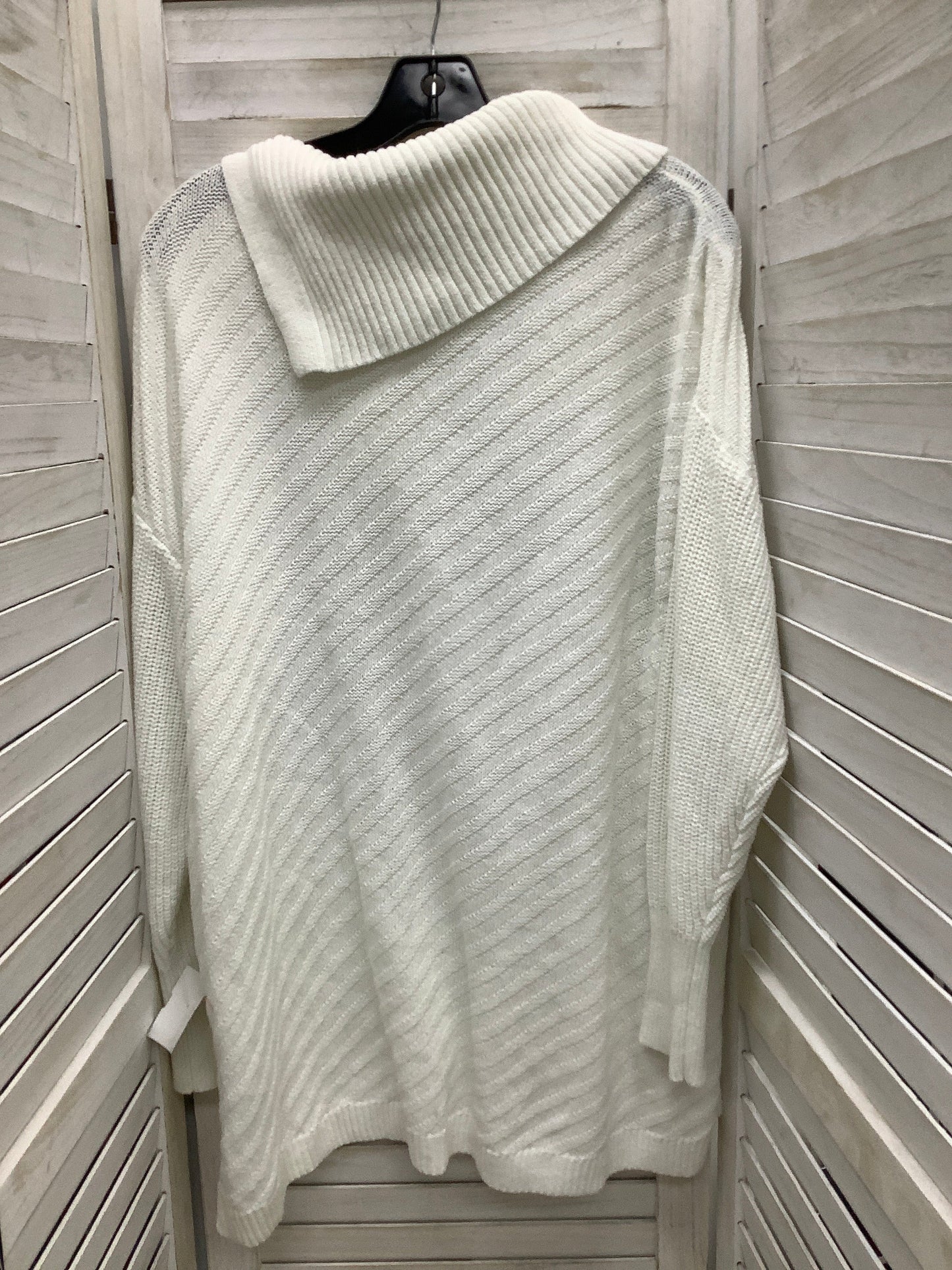 Sweater By Style And Company In White, Size: 2x