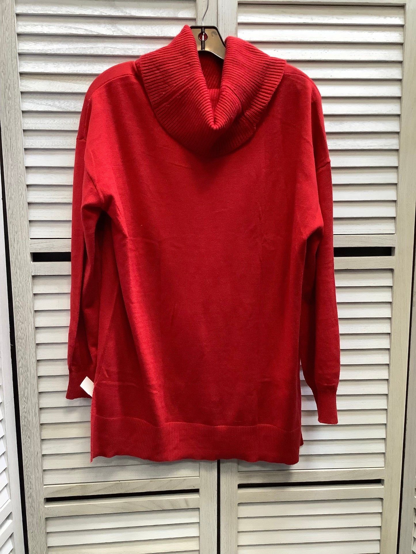 Top Long Sleeve By Loft In Red, Size: Xl