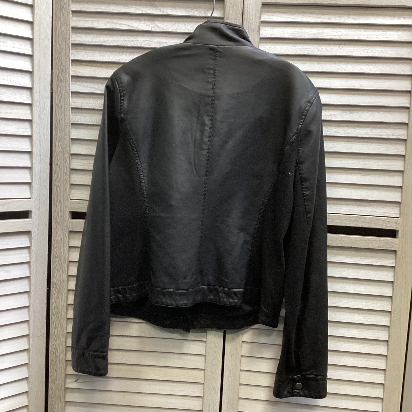 Jacket Leather By Rock And Republic In Black, Size: Xl