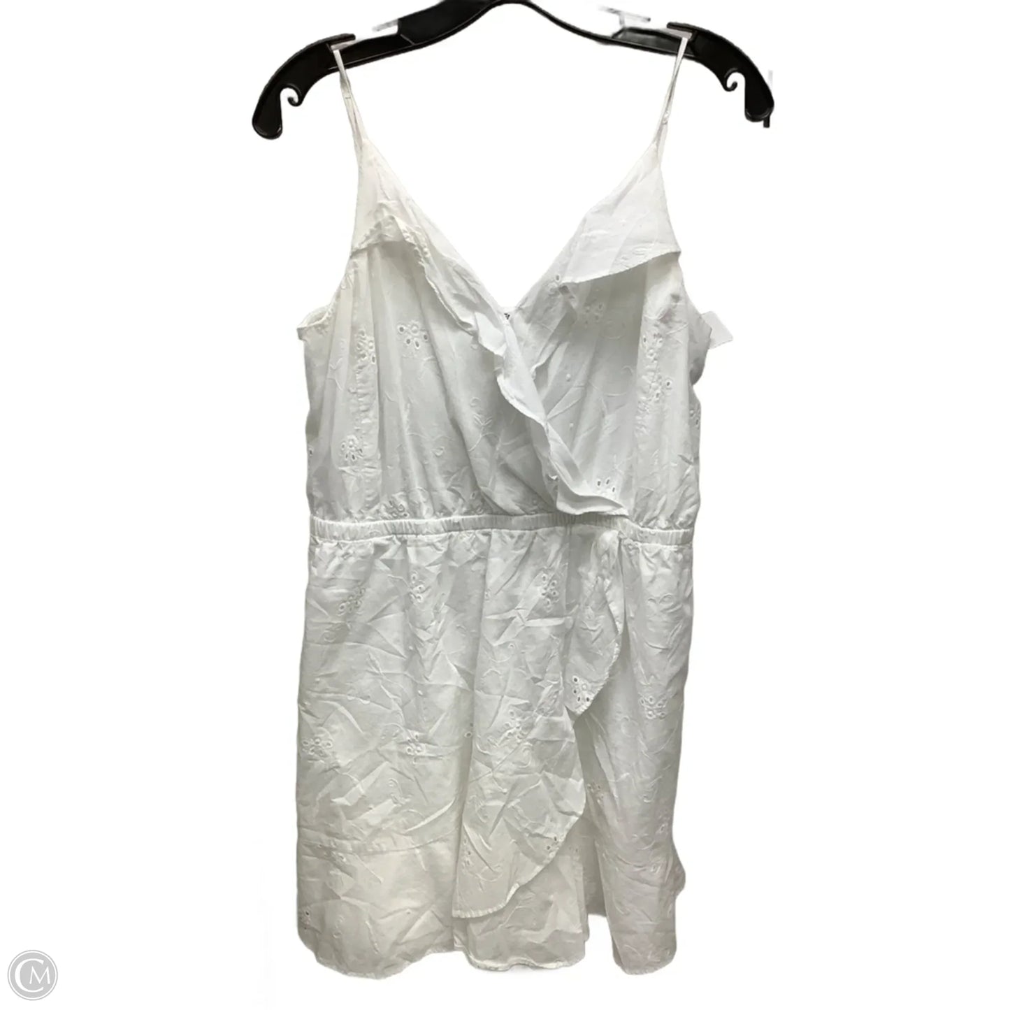 Dress Casual Midi By Express In White, Size: L