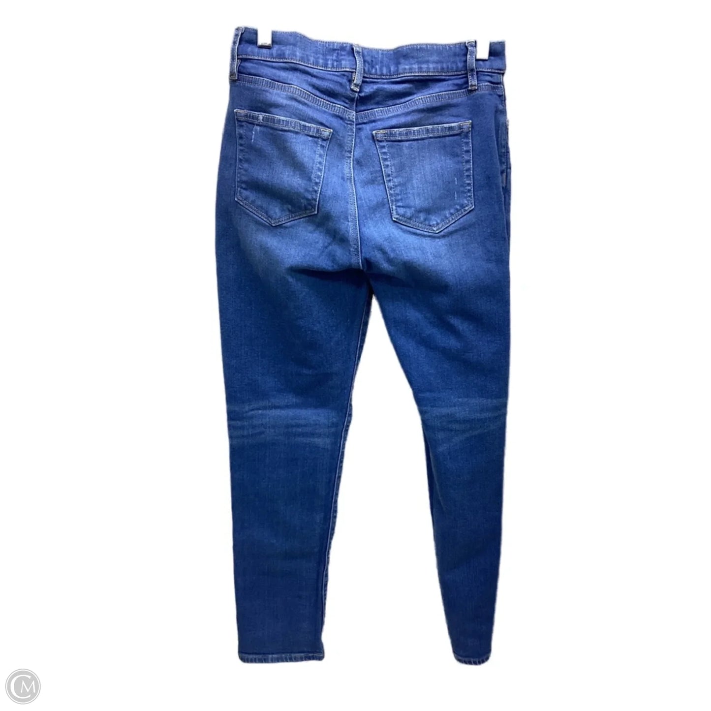 Jeans Skinny By Loft In Blue Denim, Size: 0