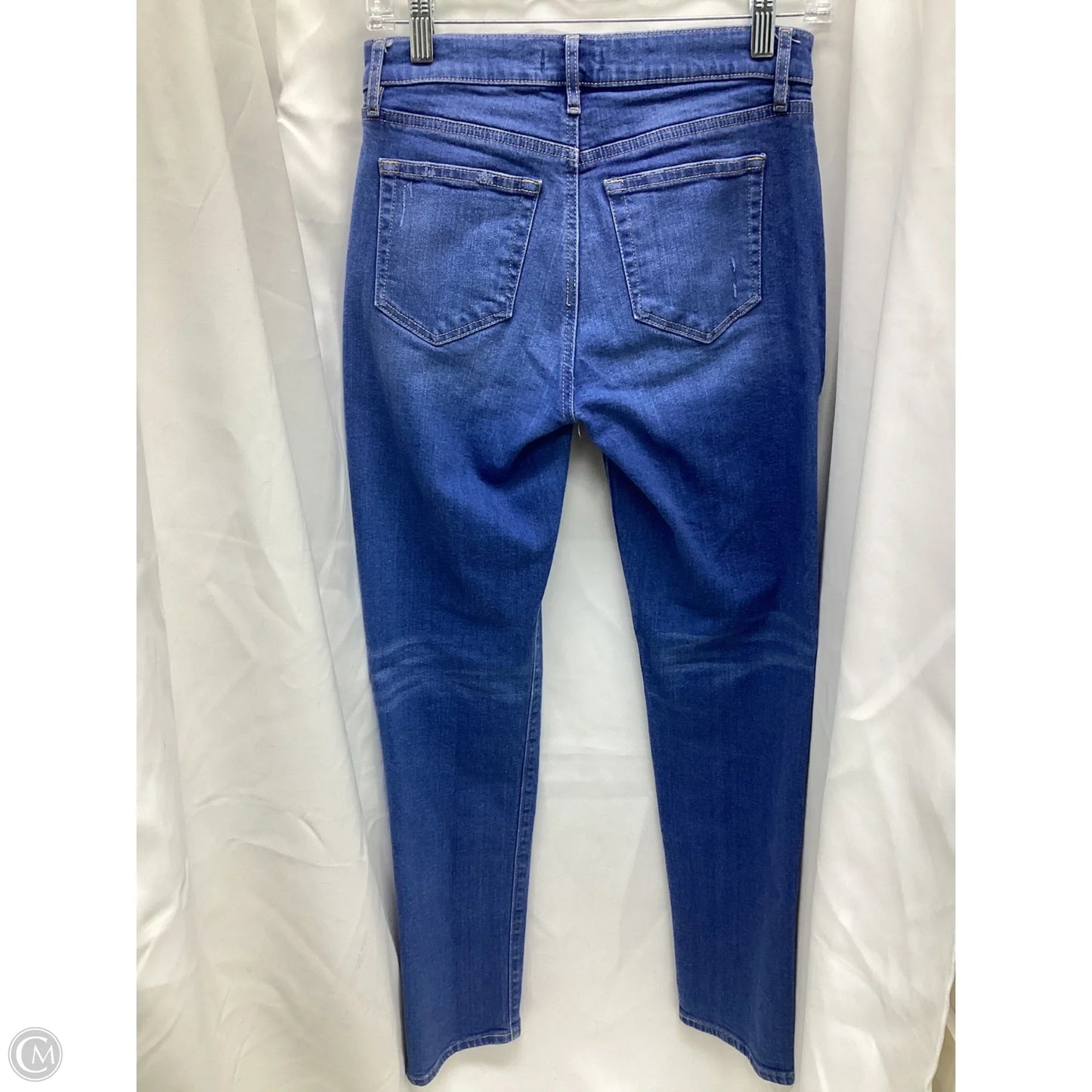 Jeans Skinny By Loft In Blue Denim, Size: 0
