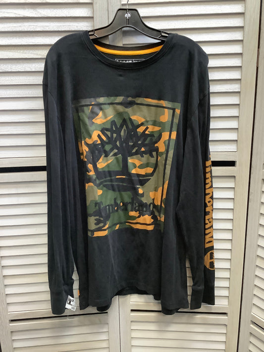 Top Long Sleeve By Timberland In Black, Size: Xxl