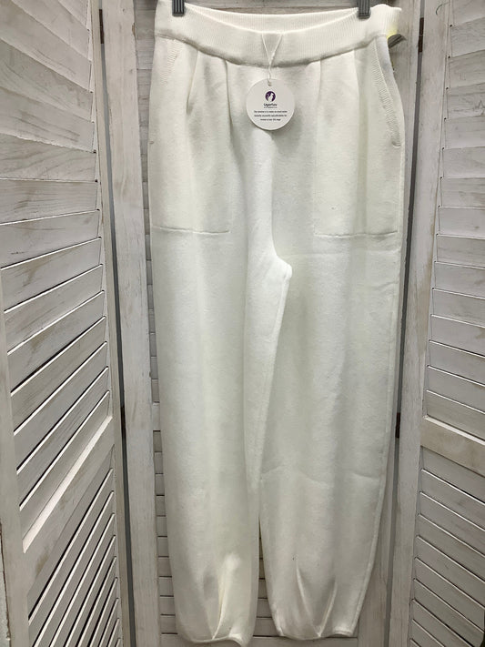 Pants Lounge By Clothes Mentor In White, Size: L