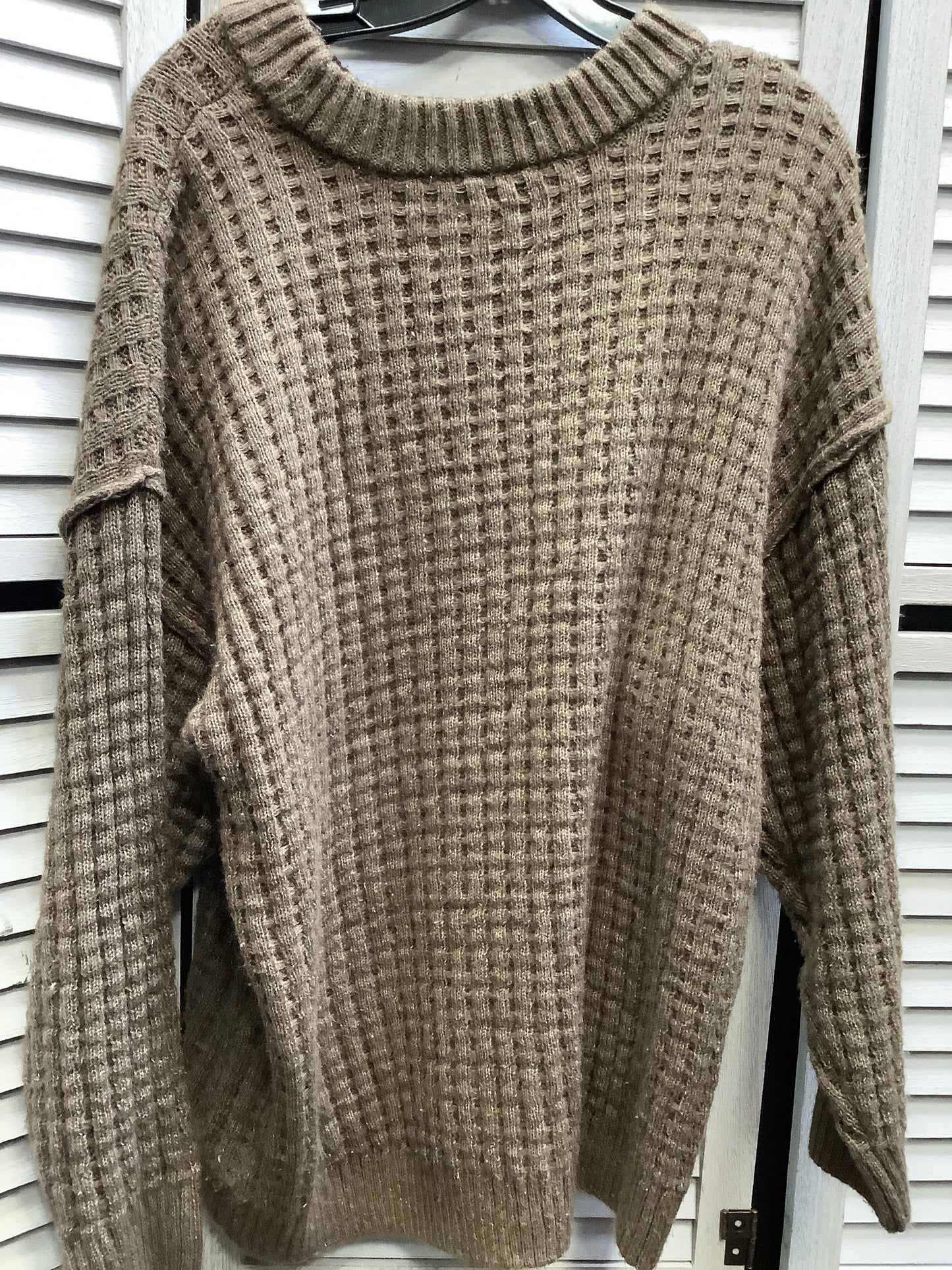 Sweater By So In Brown, Size: Xxl