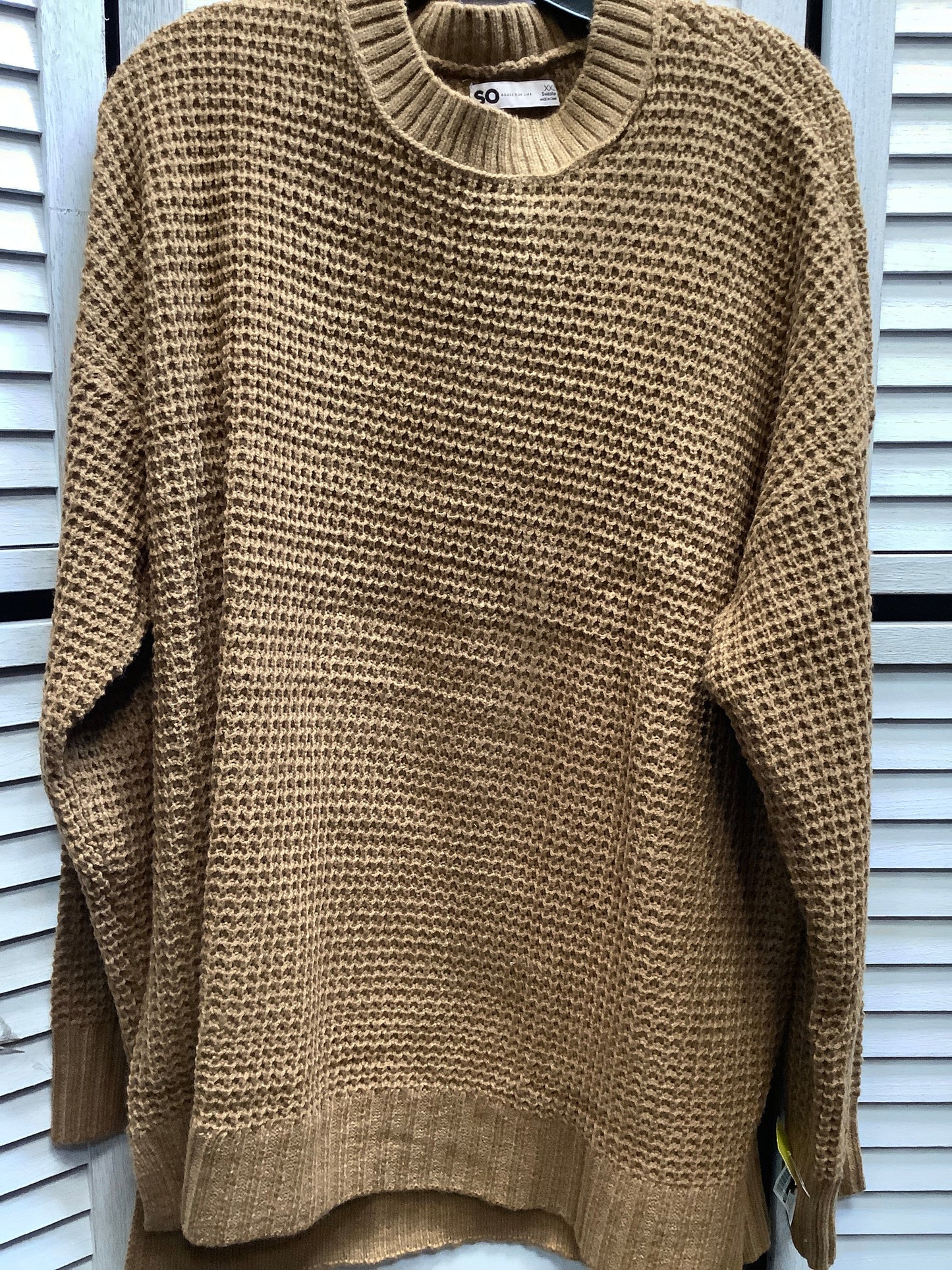 Sweater By So In Brown, Size: Xxl