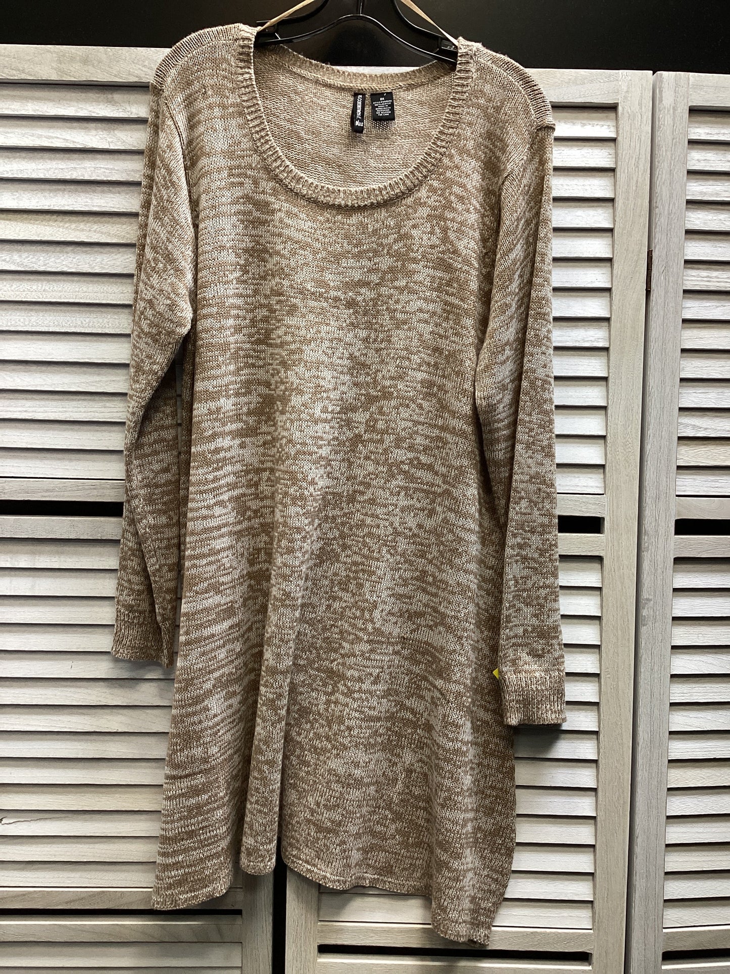 Dress Casual Midi By No Comment In Brown, Size: 2x