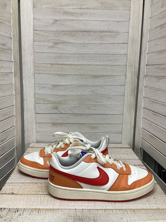 Shoes Athletic By Nike In Orange & White, Size: 8