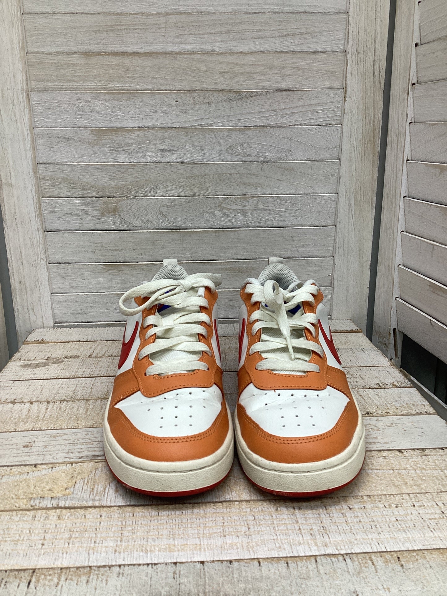 Shoes Athletic By Nike In Orange & White, Size: 8