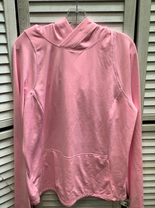 Sweatshirt Hoodie By Fila In Pink, Size: 2x