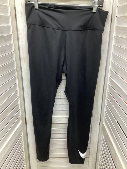 Athletic Leggings By Nike In Black, Size: L