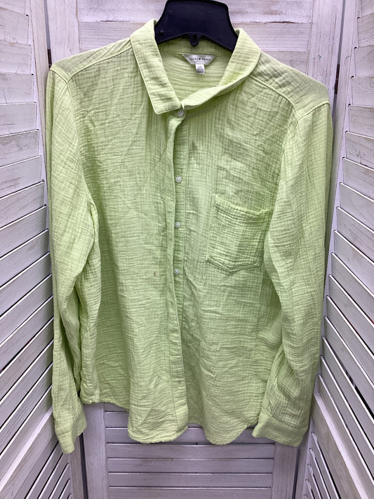 Top Long Sleeve By Lucky Brand In Yellow, Size: L