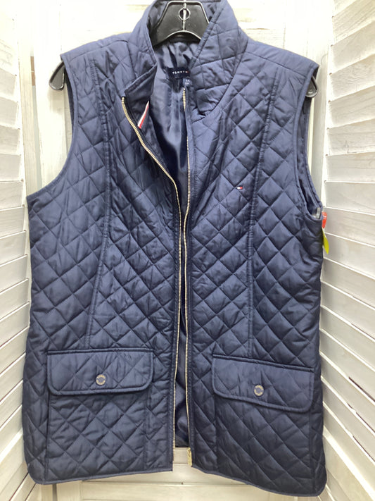 Vest Puffer & Quilted By Tommy Hilfiger In Navy, Size: L