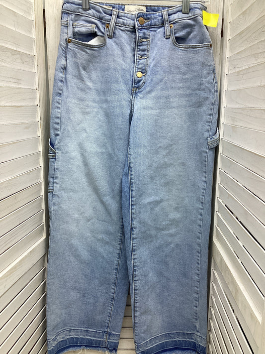 Jeans Boyfriend By Universal Thread In Blue Denim, Size: 6