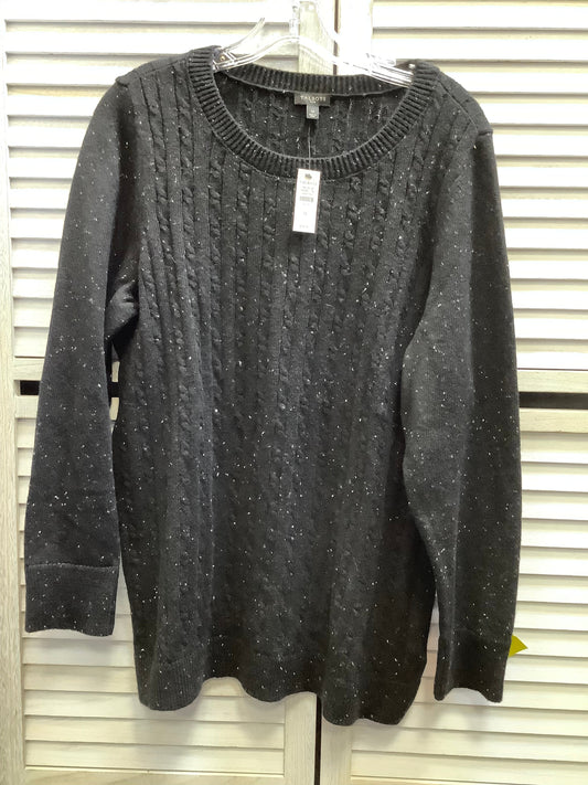 Sweater By Talbots In Black, Size: 1x