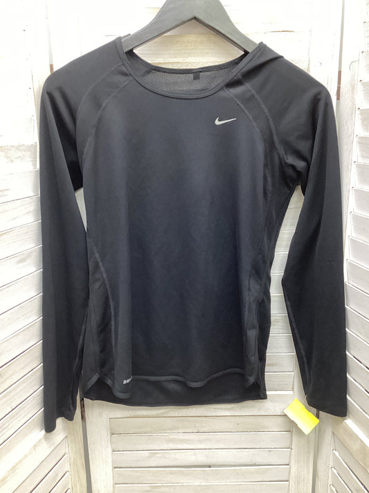 Top Long Sleeve By Nike Apparel In Black, Size: S