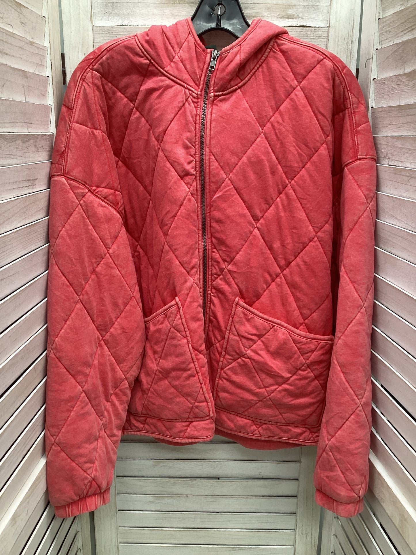 Coat Puffer & Quilted By Wild Fable In Red, Size: M