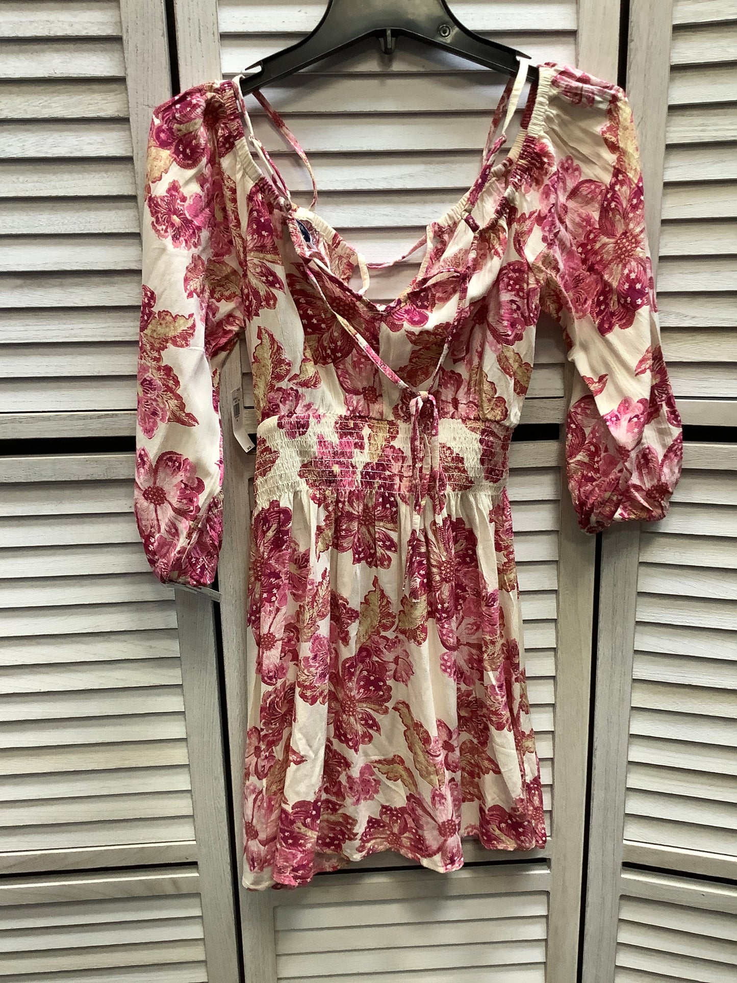 Dress Casual Midi By Old Navy In Floral Print, Size: Xs