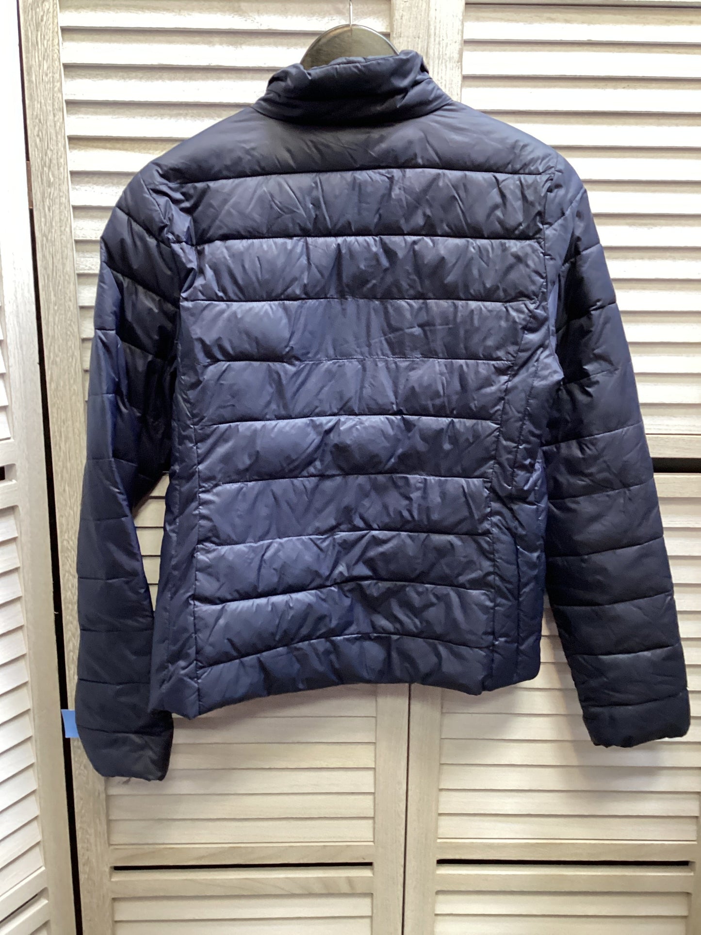 Coat Puffer & Quilted By Loft In Navy, Size: S