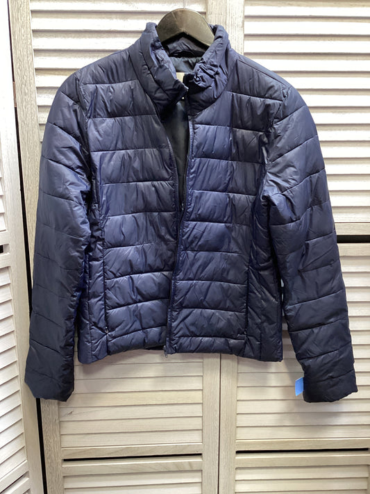 Coat Puffer & Quilted By Loft In Navy, Size: S