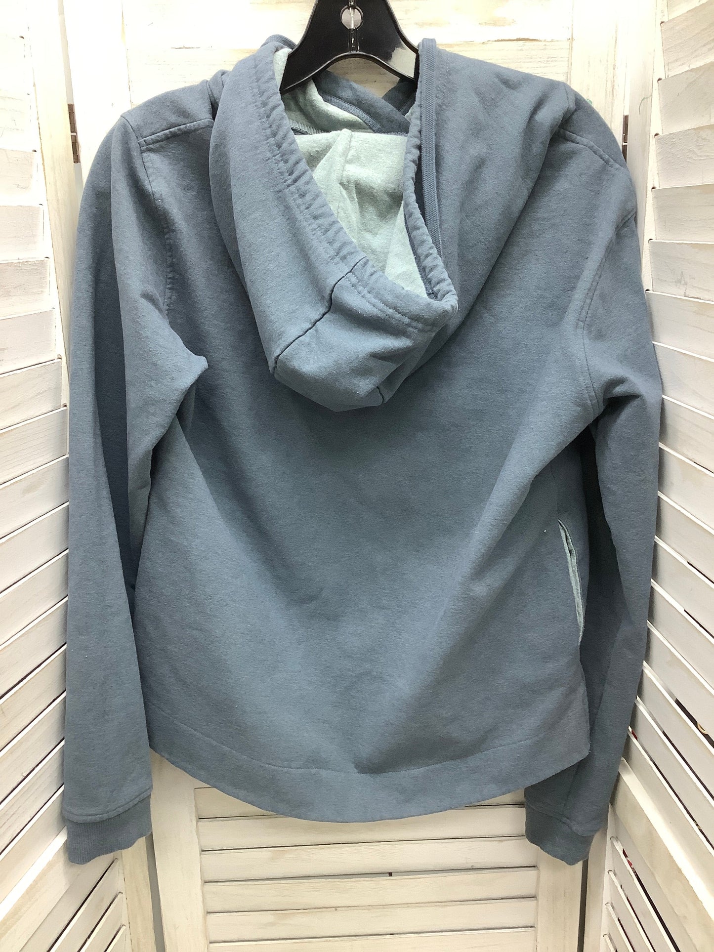 Sweatshirt Hoodie By Patagonia In Teal, Size: M