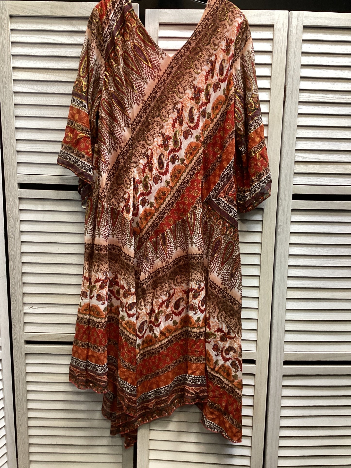 Dress Casual Maxi By Westport In Multi-colored, Size: 22