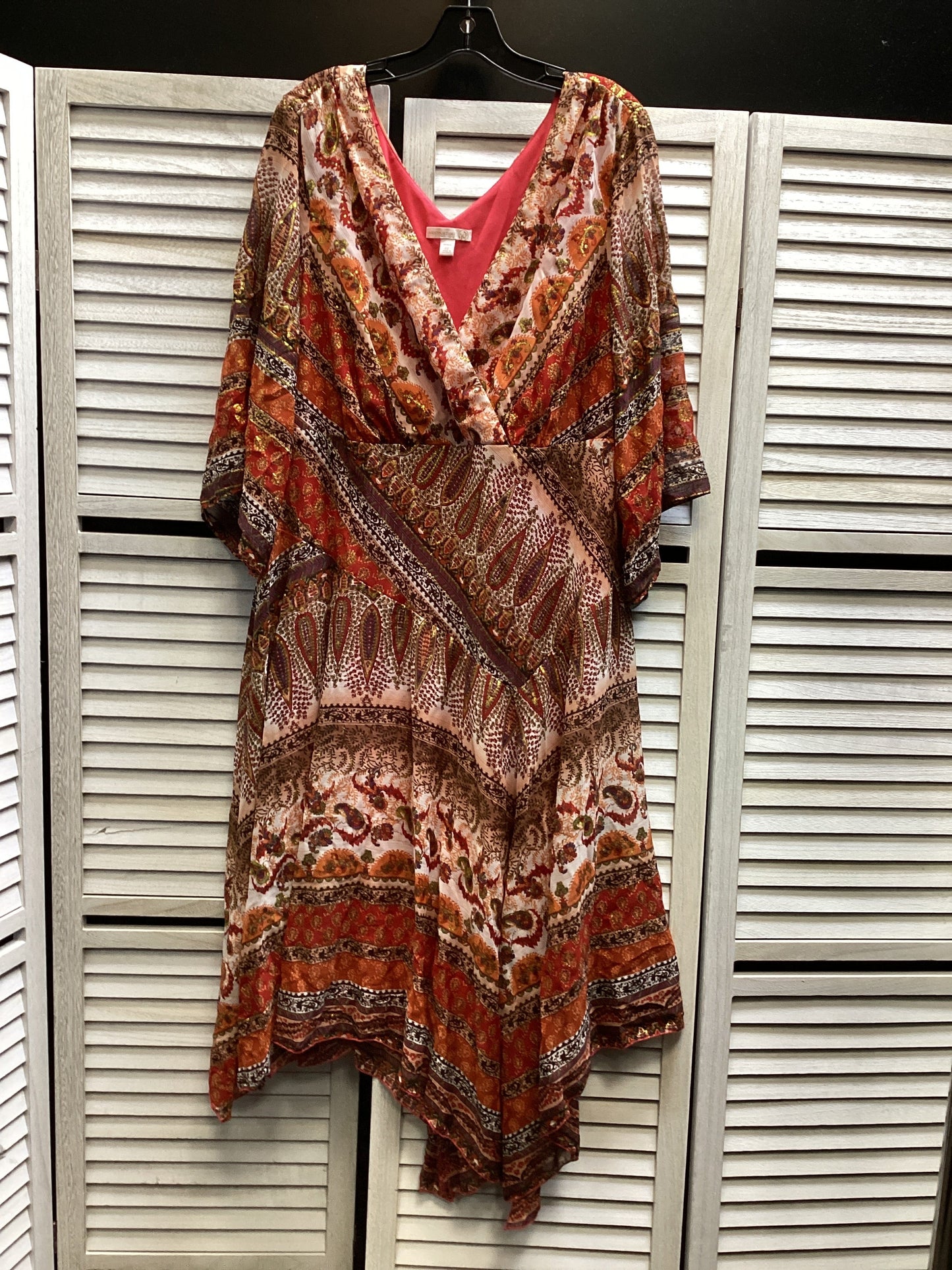 Dress Casual Maxi By Westport In Multi-colored, Size: 22