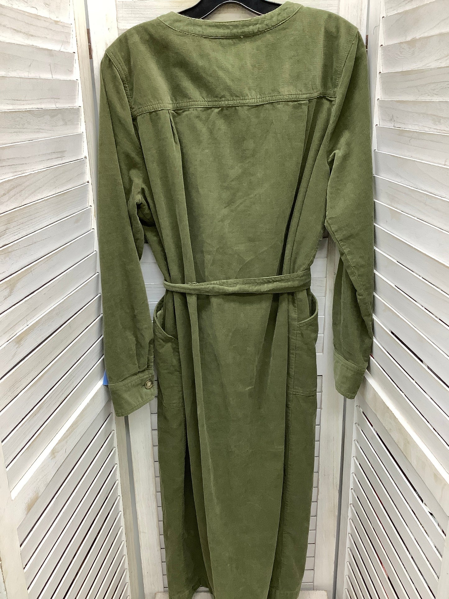 Dress Casual Maxi By Loft In Green, Size: 14