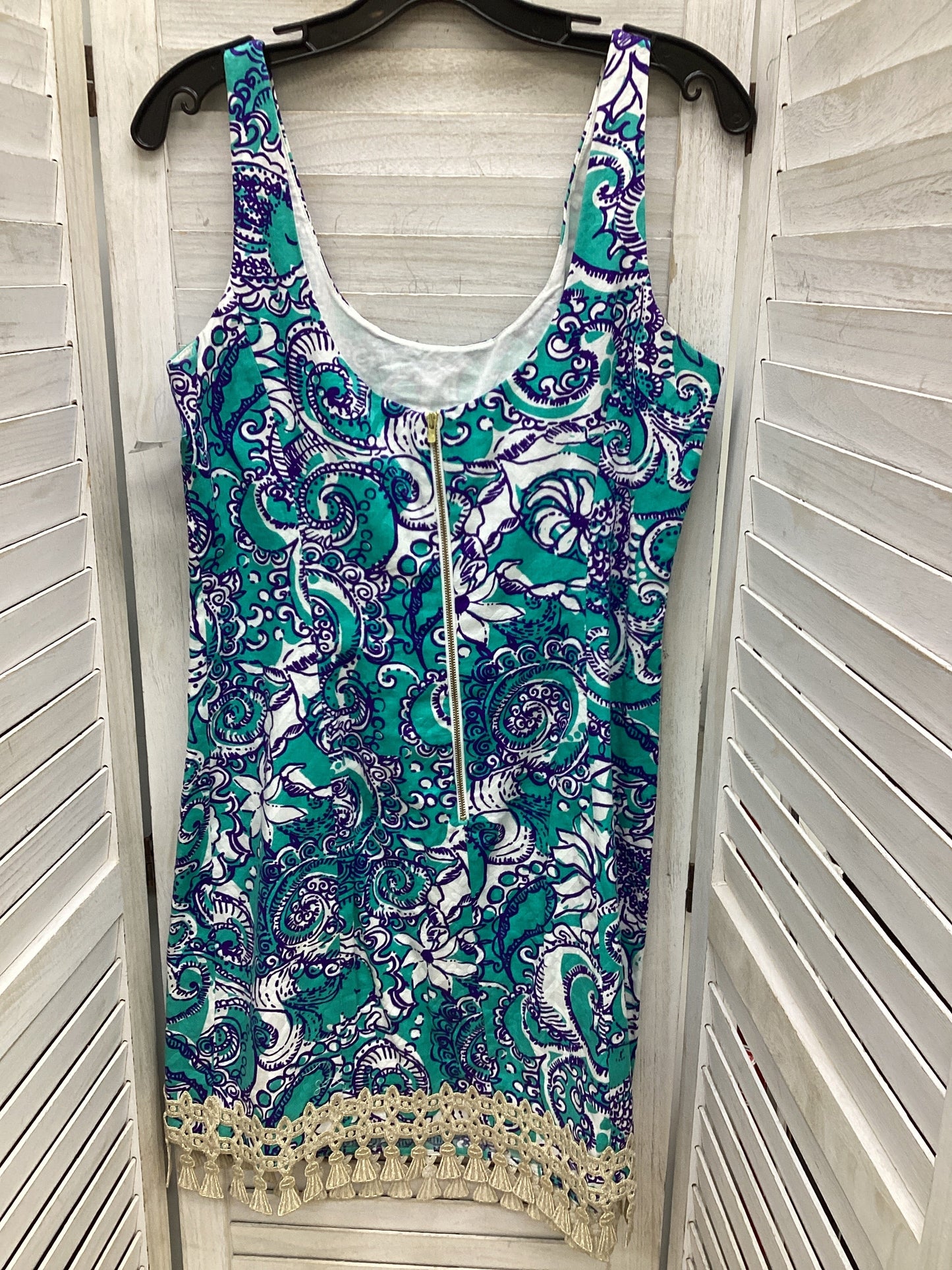 Dress Casual Midi By Lilly Pulitzer In Teal, Size: 10