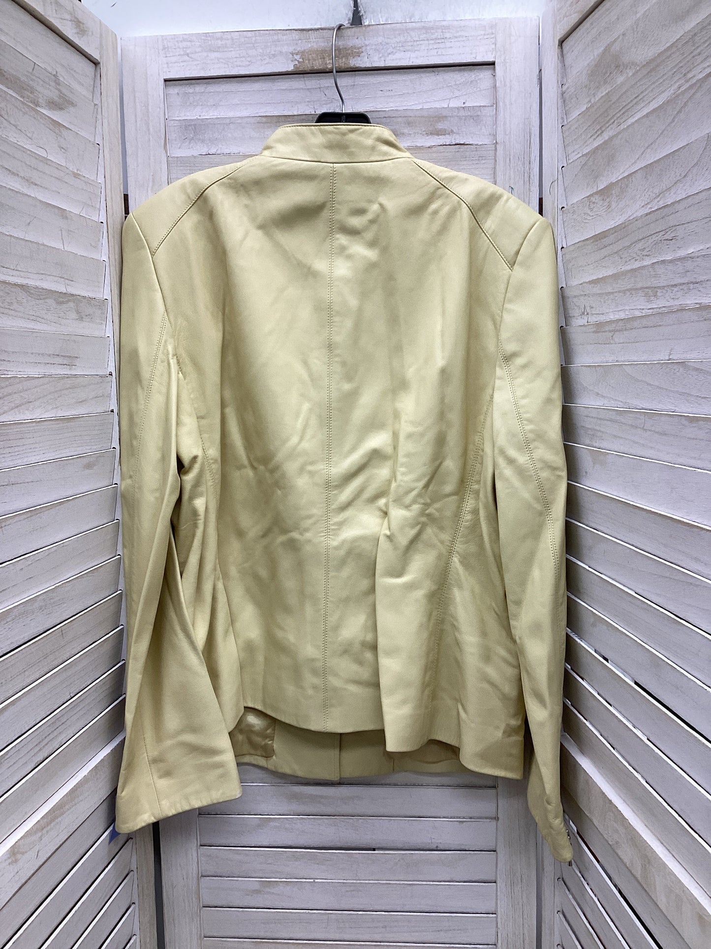 Jacket Fleece By Dana Buchman In Cream, Size: 16