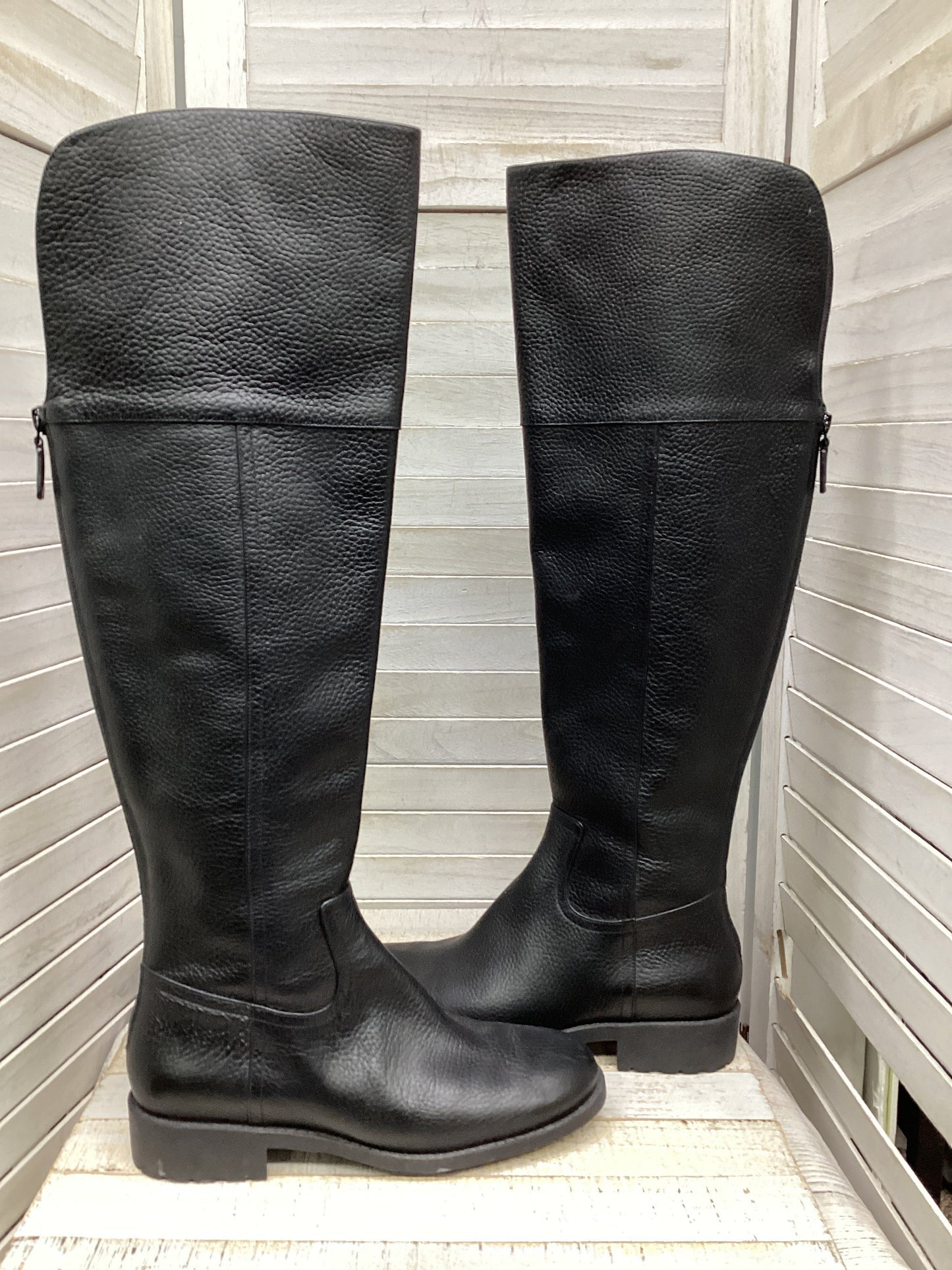 Boots Leather By Cole-haan In Black, Size: 8.5