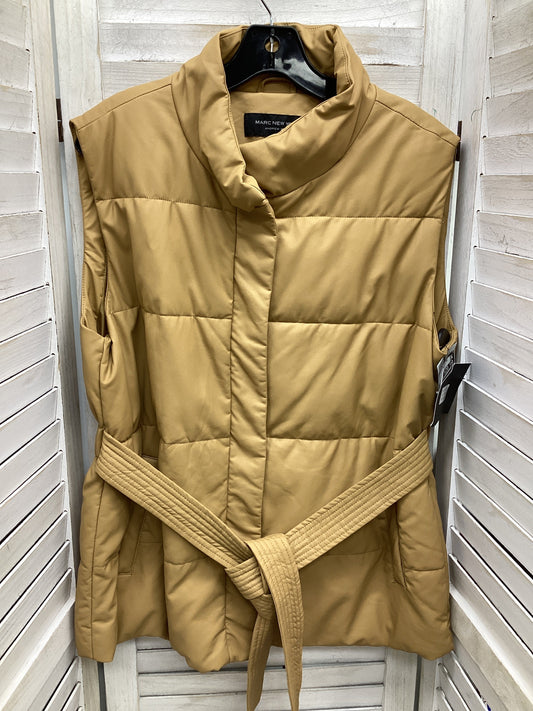 Vest Puffer & Quilted By Marc New York In Tan, Size: L