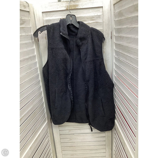Vest Faux Fur & Sherpa By St Johns Bay In Black, Size: Xl