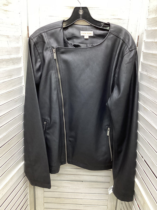 Jacket Leather By Knox Rose In Black, Size: Xl