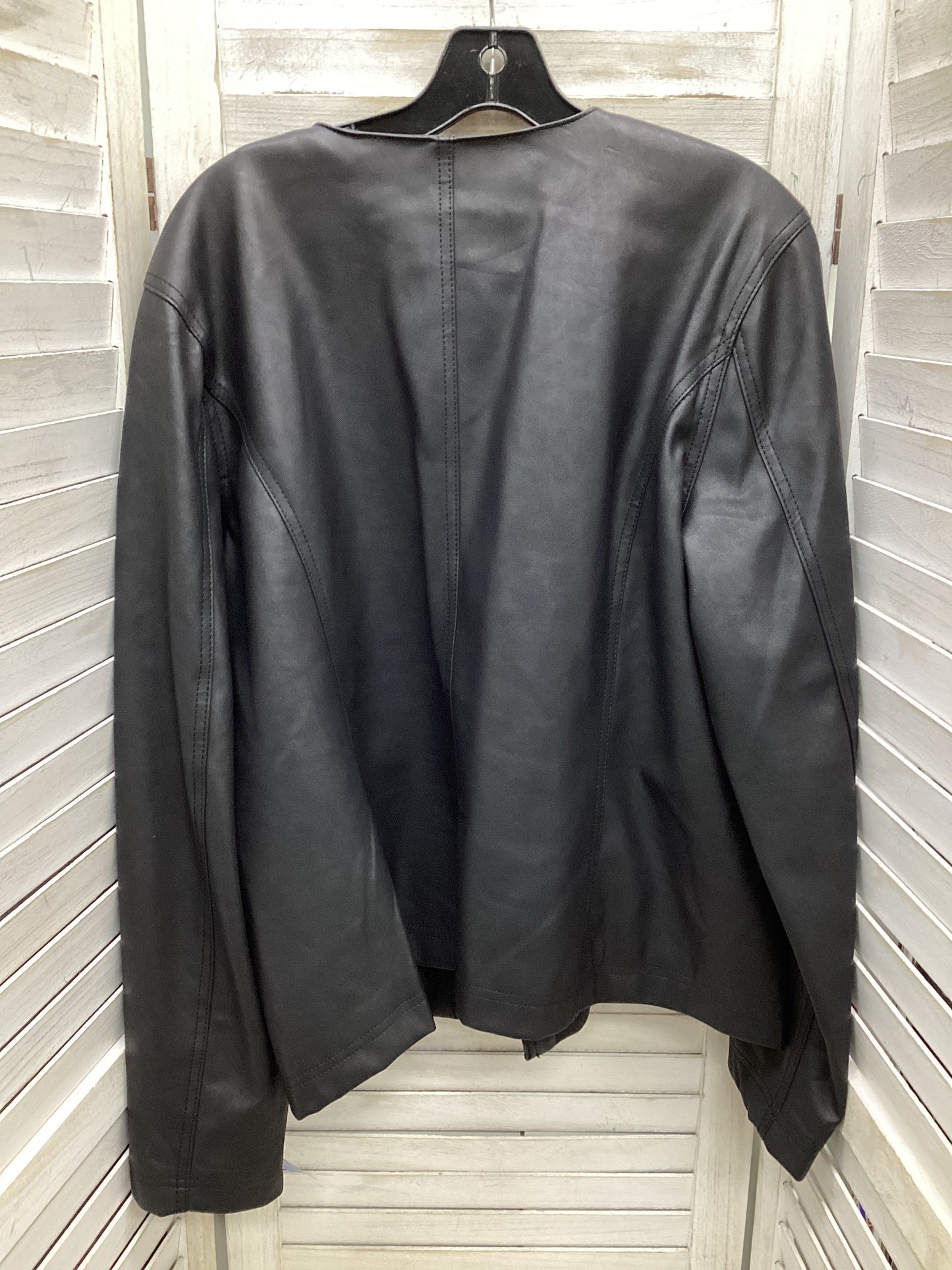 Jacket Leather By Knox Rose In Black, Size: Xl